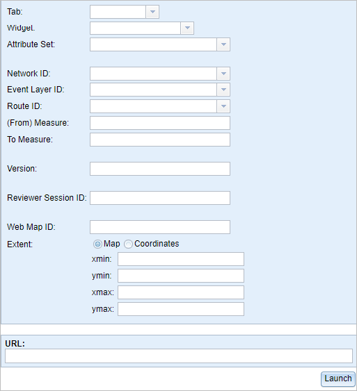 Pipelines Launcher dialog box Pipelines Launcher dialog box
